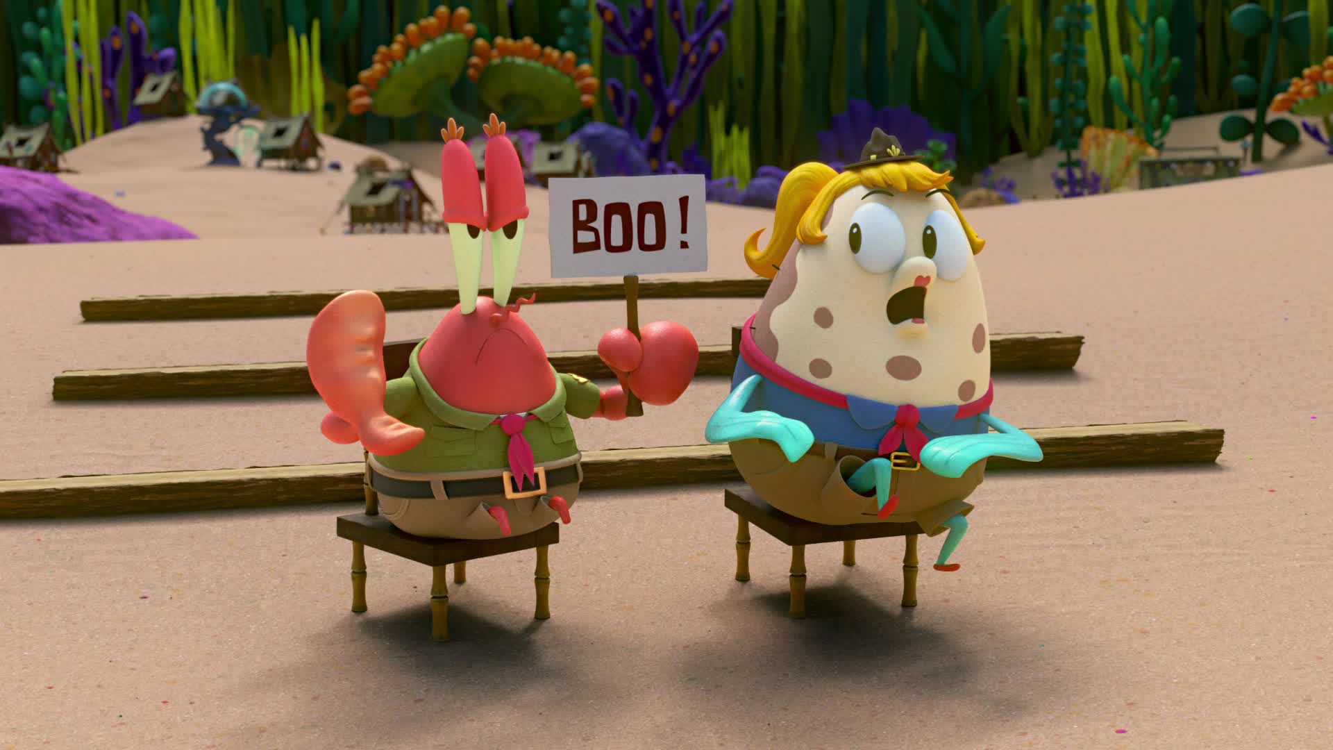 Kamp Koral Koralovy tabor SpongeBob na dne mladi S02E09 Mela maskotu Odpal nebo zmlkni 1080p WEB DL CZ mkv